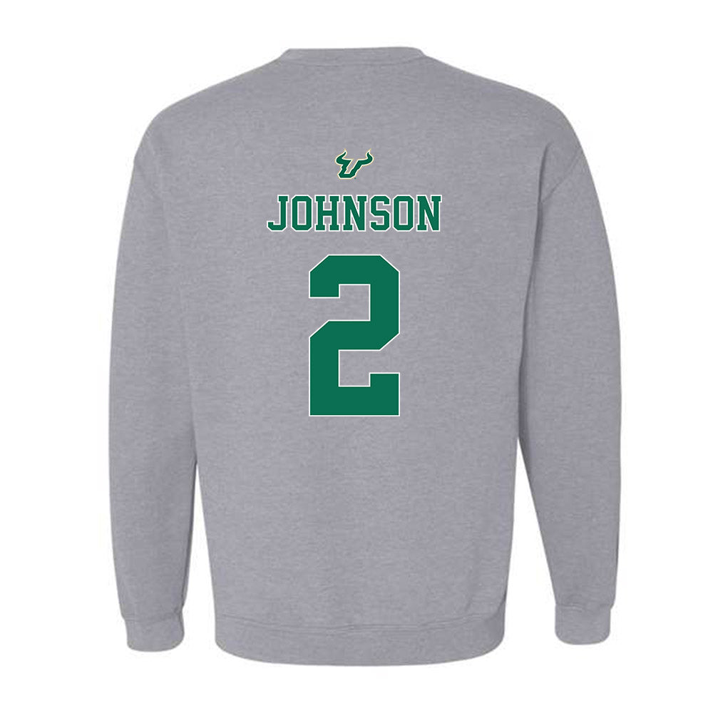 USF - NCAA Football : Jaylen Johnson - Bay Day Shersey Crewneck Sweatshirt-1