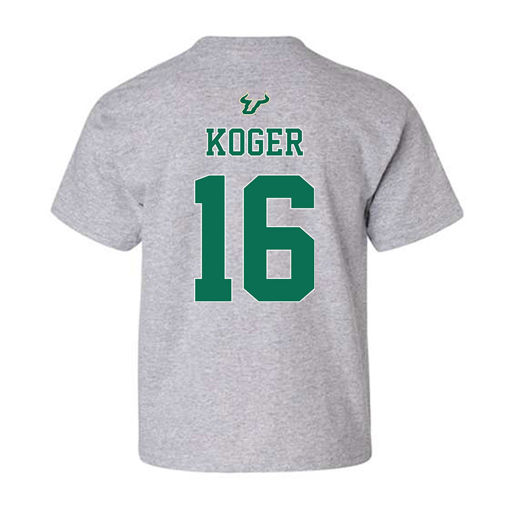 USF - NCAA Football : Jeremiah Koger - Bay Day Shersey Youth T-Shirt-1