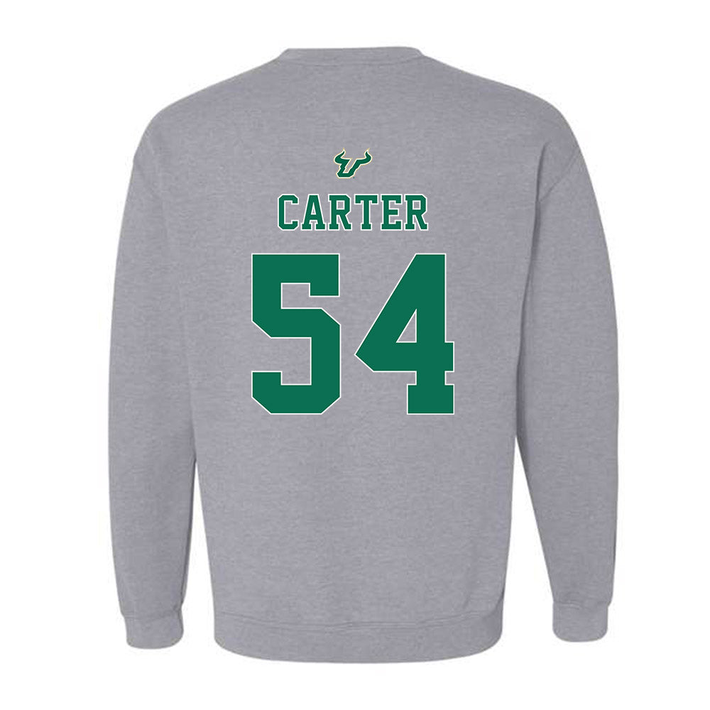 USF - NCAA Football : Braden Carter - Bay Day Shersey Crewneck Sweatshirt-1