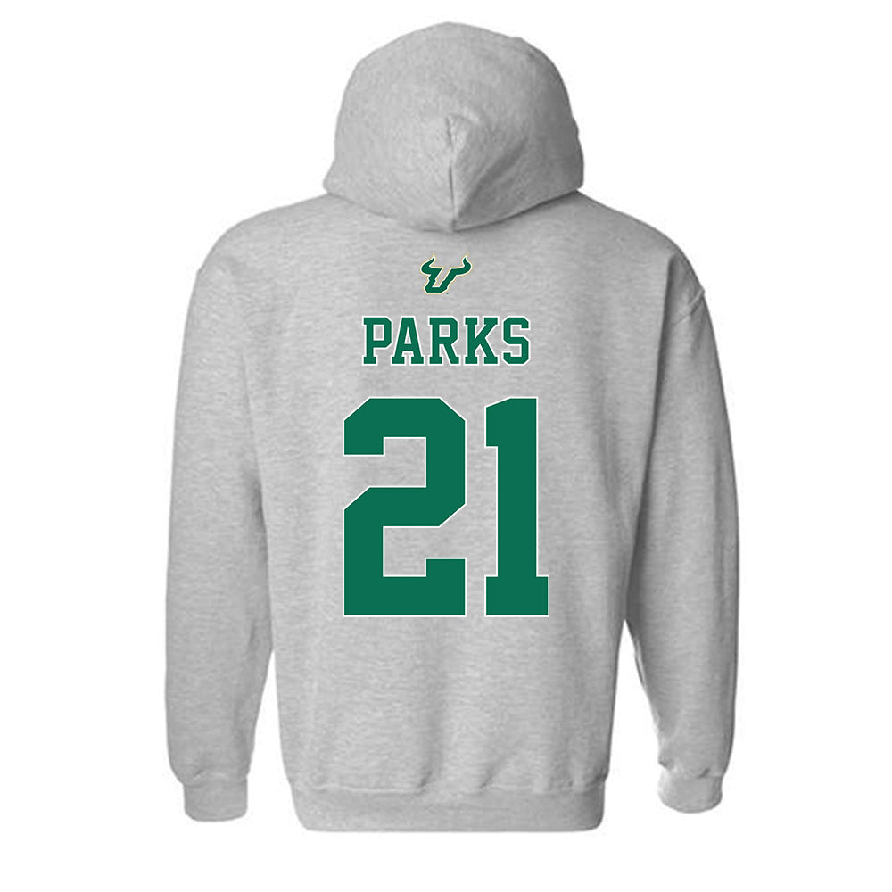 USF - NCAA Football : Arkese Parks - Bay Day Shersey Hooded Sweatshirt-1