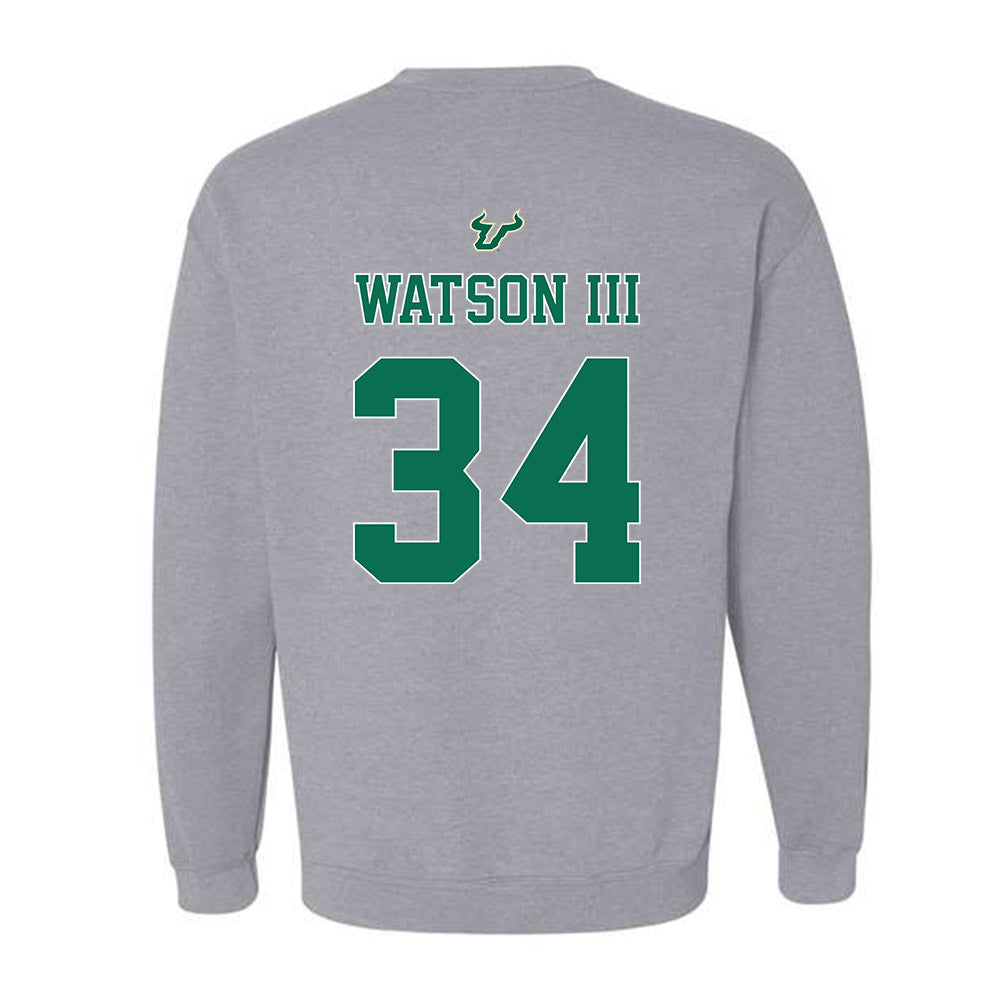 USF - NCAA Football : Rico Watson III - Bay Day Shersey Crewneck Sweatshirt-1