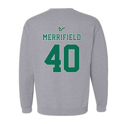 USF - NCAA Football : Jacob Merrifield - Bay Day Shersey Crewneck Sweatshirt-1
