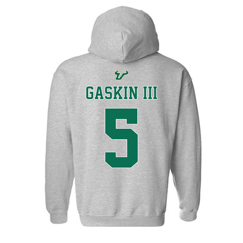 USF - NCAA Football : Fred Gaskin III - Bay Day Shersey Hooded Sweatshirt-1