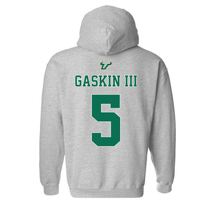 USF - NCAA Football : Fred Gaskin III - Bay Day Shersey Hooded Sweatshirt-1