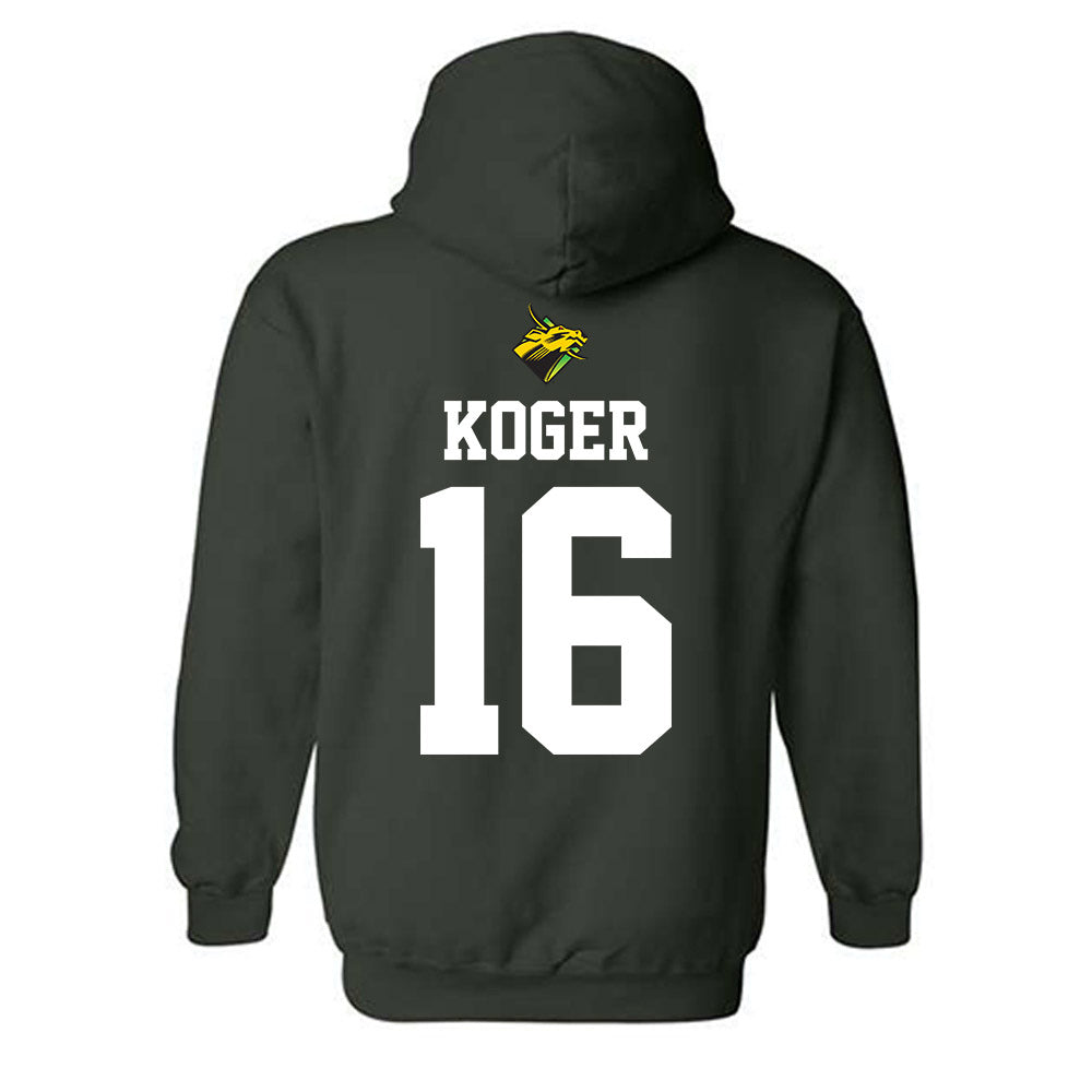 USF - NCAA Football : Jeremiah Koger - Flashback Friday Shersey Hooded Sweatshirt-1