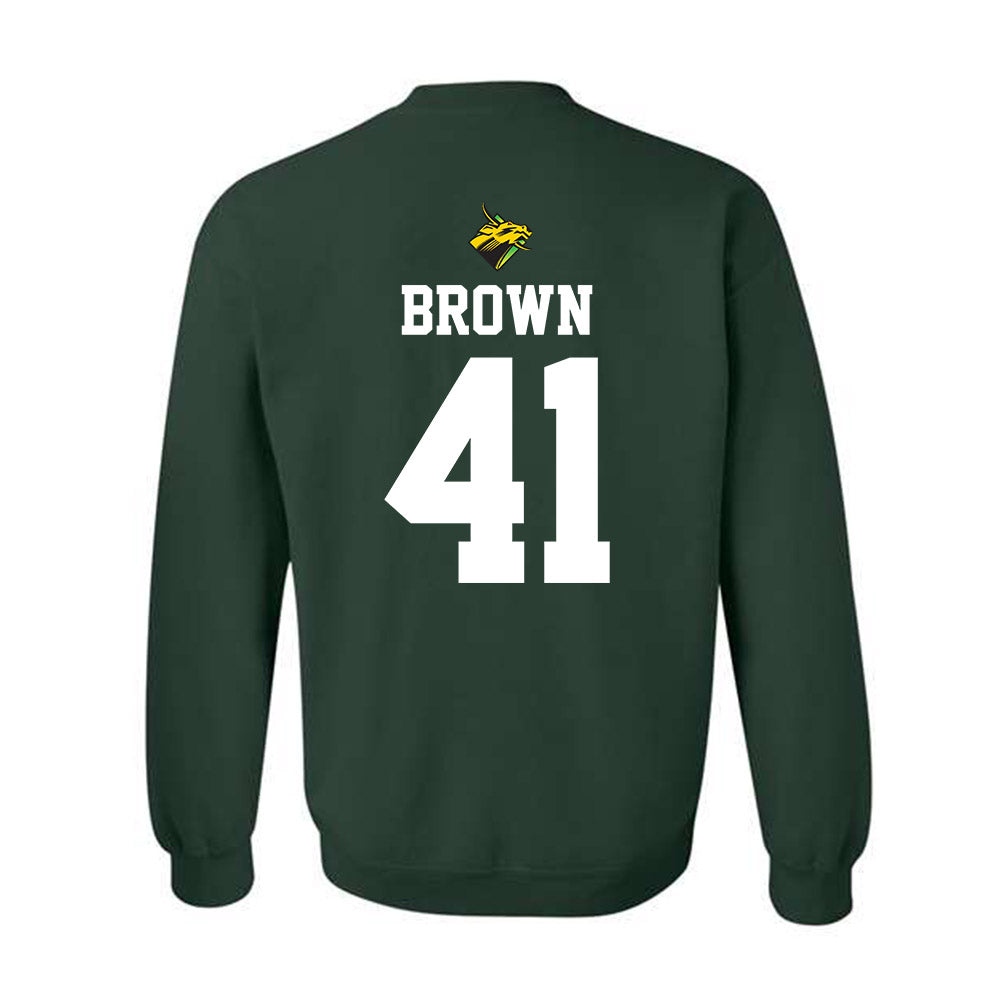 USF - NCAA Football : George Brown - Flashback Friday Shersey Crewneck Sweatshirt-1