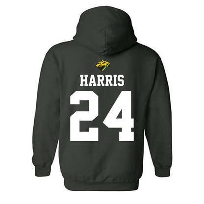 USF - NCAA Football : Mac Harris - Flashback Friday Shersey Hooded Sweatshirt-1