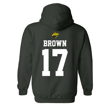 USF - NCAA Football : Byrum Brown - Flashback Friday Shersey Hooded Sweatshirt-1