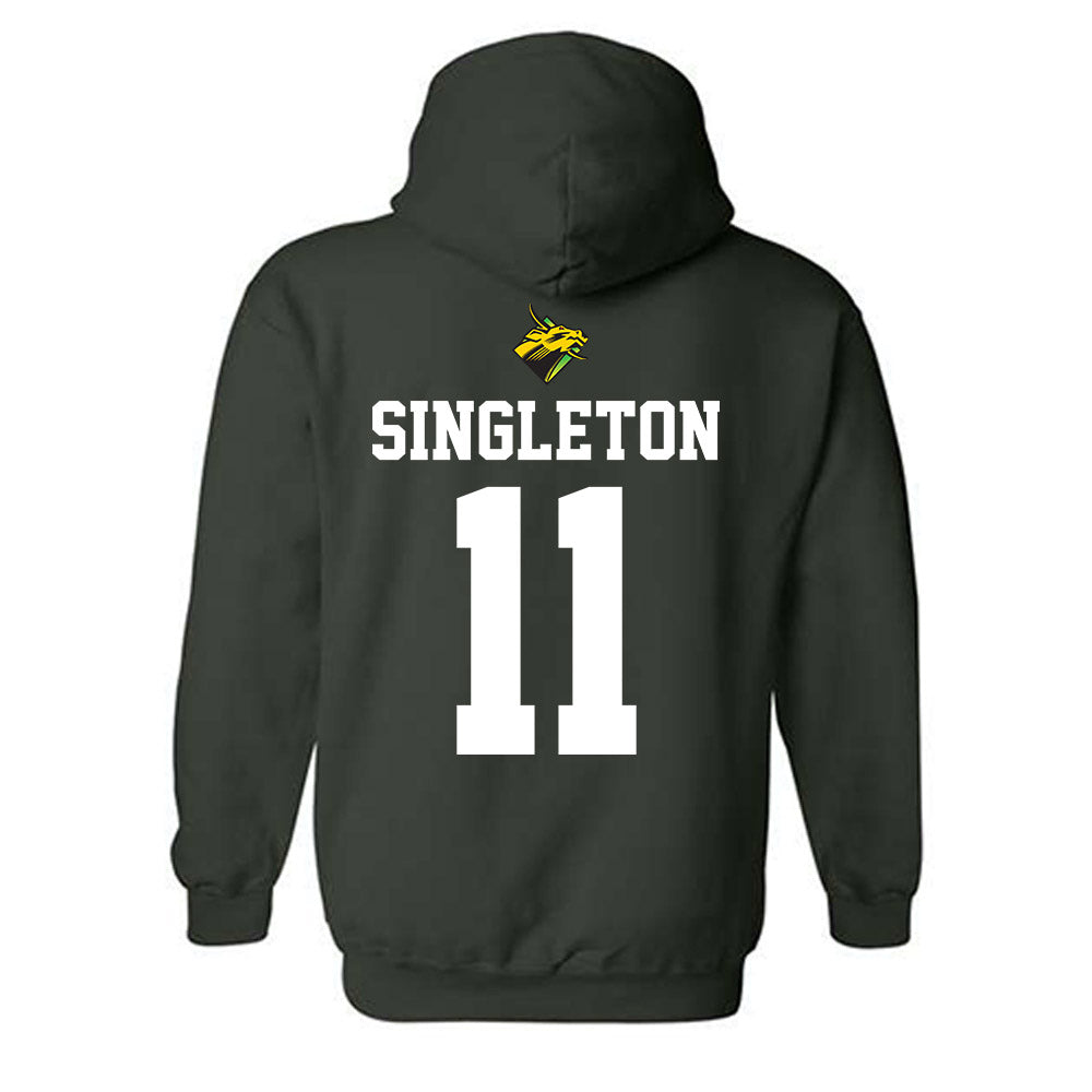 USF - NCAA Football : Keshaun Singleton - Flashback Friday Shersey Hooded Sweatshirt-1