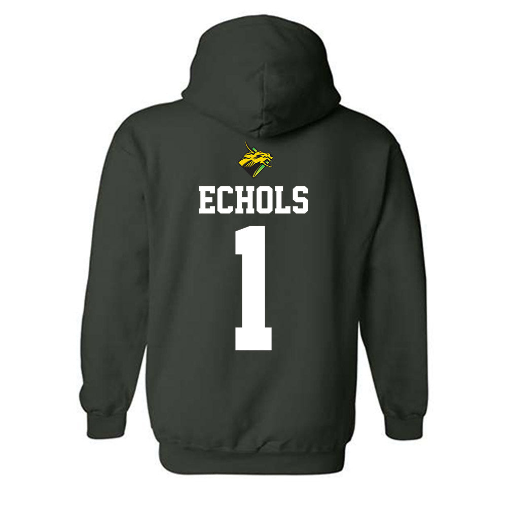 USF - NCAA Football : Jonathan Echols - Flashback Friday Shersey Hooded Sweatshirt-1
