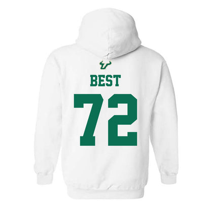 USF - NCAA Football : Cole Best - Homecoming Shersey Hooded Sweatshirt-1