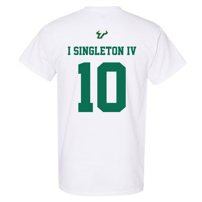 USF - NCAA Football : Ira Singleton IV - Homecoming Shersey T-Shirt-1