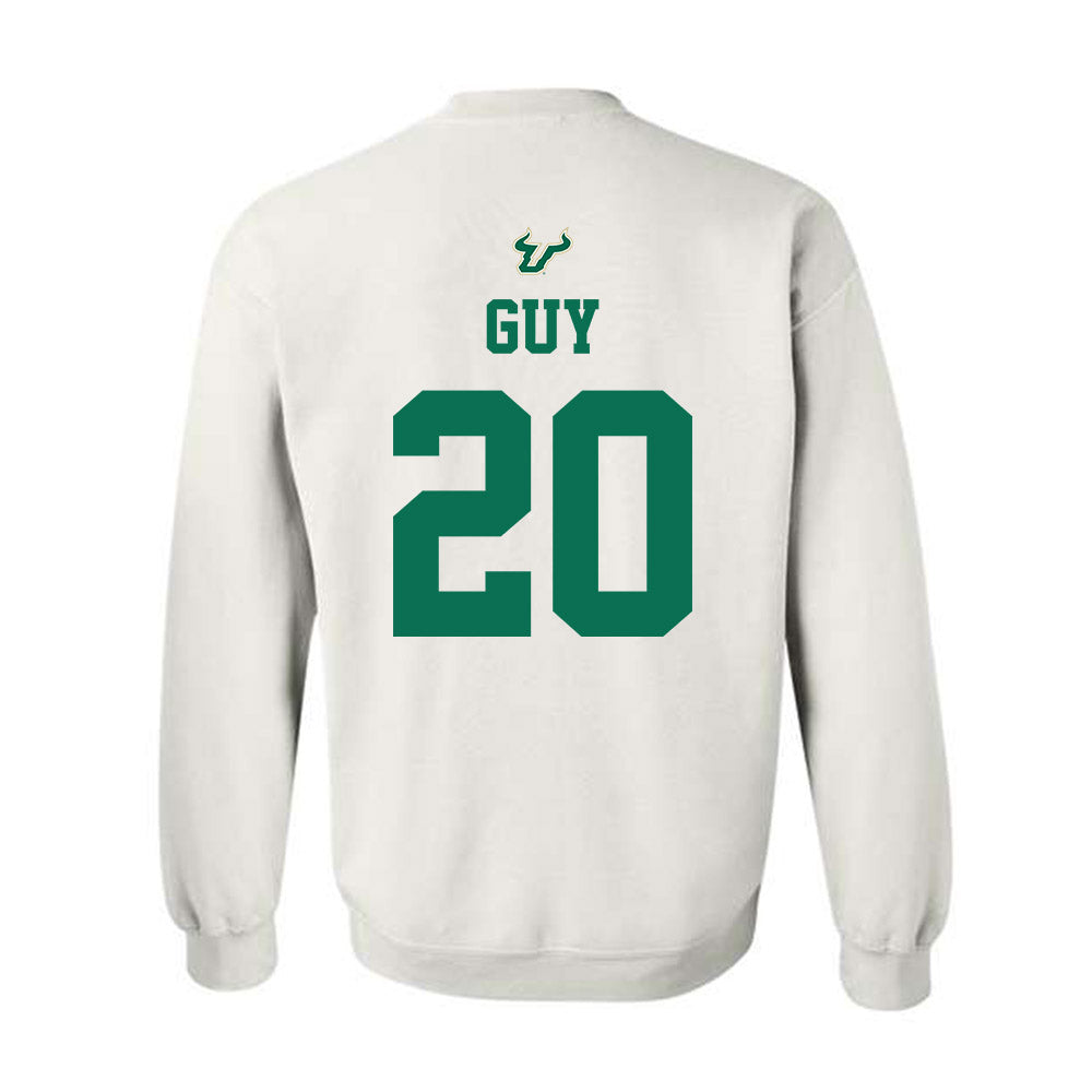 USF - NCAA Football : Izaiah Guy - Homecoming Shersey Crewneck Sweatshirt-1