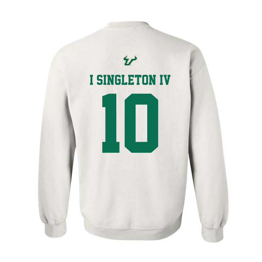 USF - NCAA Football : Ira Singleton IV - Homecoming Shersey Crewneck Sweatshirt-1