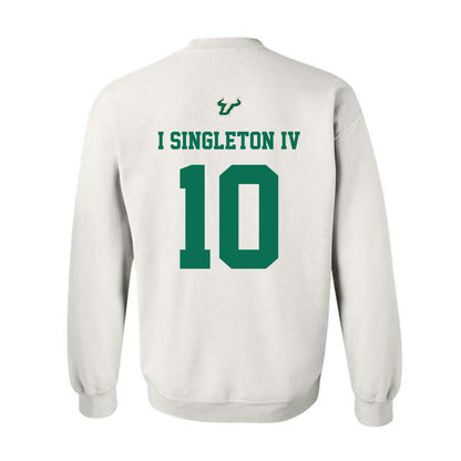 USF - NCAA Football : Ira Singleton IV - Homecoming Shersey Crewneck Sweatshirt-1