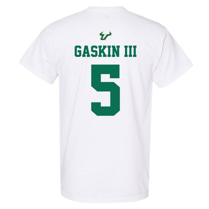 USF - NCAA Football : Fred Gaskin III - Homecoming Shersey T-Shirt-1