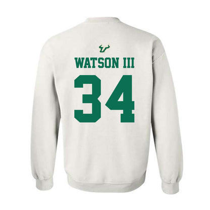 USF - NCAA Football : Rico Watson III - Homecoming Shersey Crewneck Sweatshirt-1