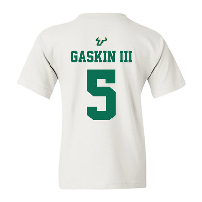 USF - NCAA Football : Fred Gaskin III - Homecoming Shersey Youth T-Shirt-1