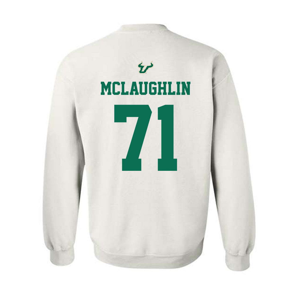 USF - NCAA Football : Connor McLaughlin - Homecoming Shersey Crewneck Sweatshirt-1