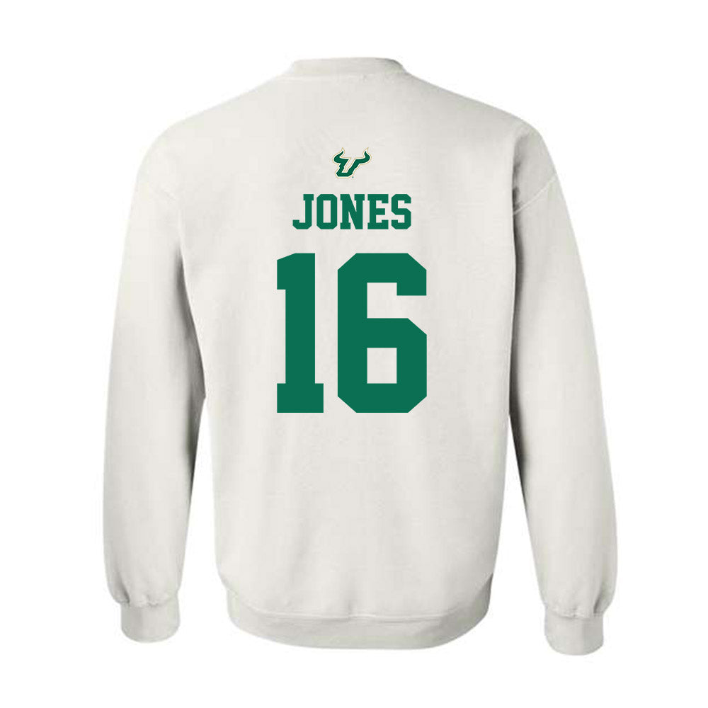 USF - NCAA Football : Jeremiah Jones - Homecoming Shersey Crewneck Sweatshirt-1