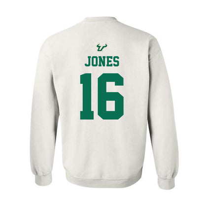 USF - NCAA Football : Jeremiah Jones - Homecoming Shersey Crewneck Sweatshirt-1