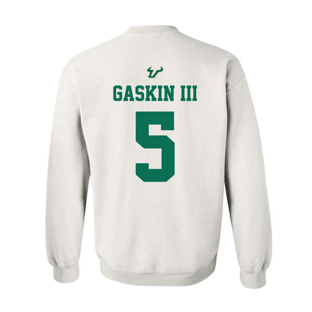 USF - NCAA Football : Fred Gaskin III - Homecoming Shersey Crewneck Sweatshirt-1