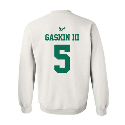 USF - NCAA Football : Fred Gaskin III - Homecoming Shersey Crewneck Sweatshirt-1