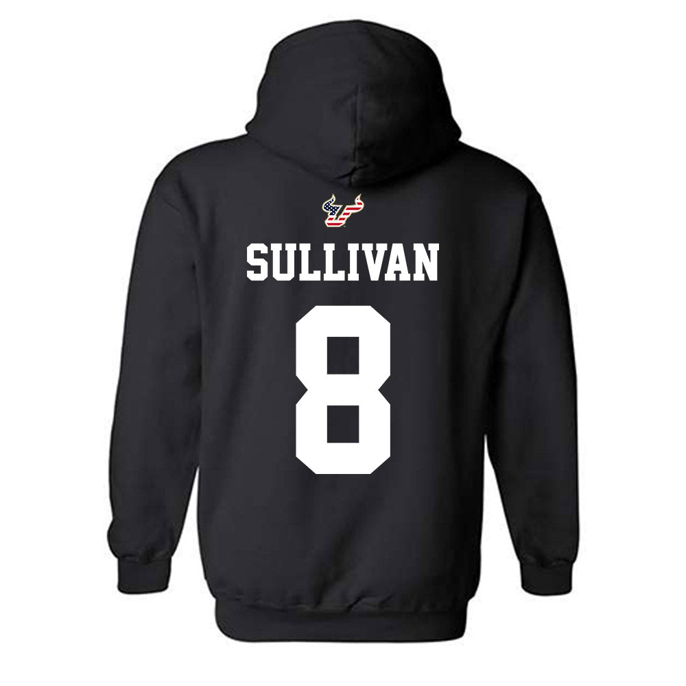 USF - NCAA Football : Wyatt Sullivan - Salute to Service Shersey Hooded Sweatshirt-1