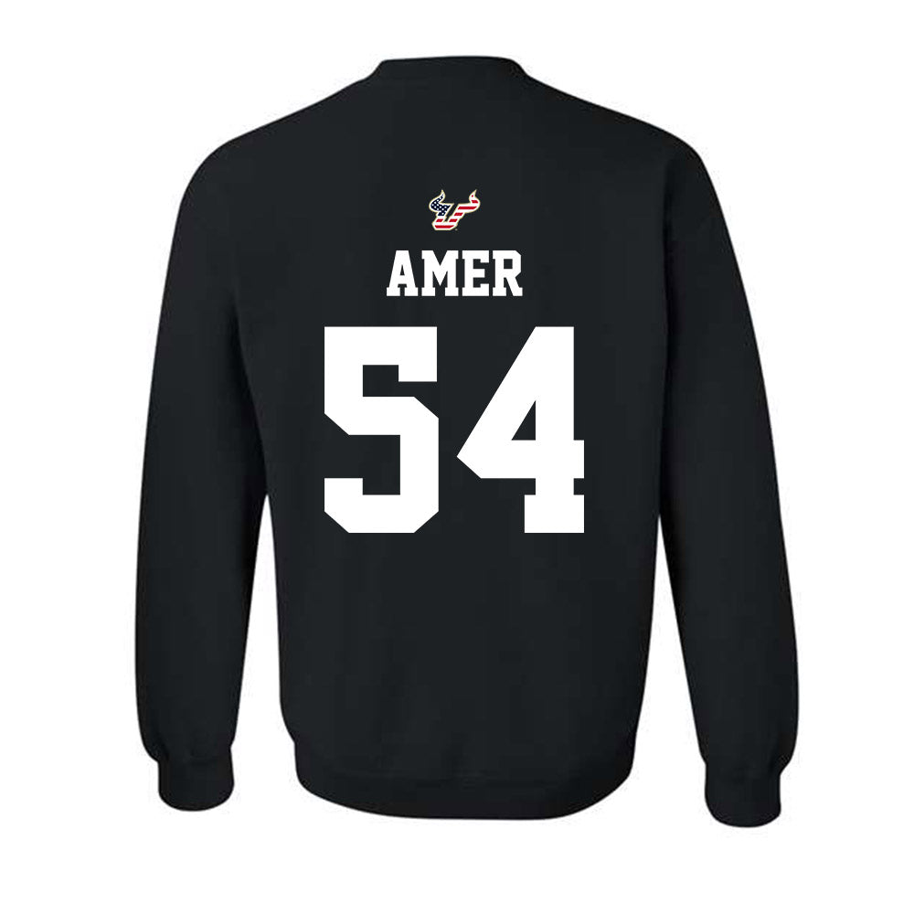 USF - NCAA Football : Amer Amer - Salute to Service Shersey Crewneck Sweatshirt-1