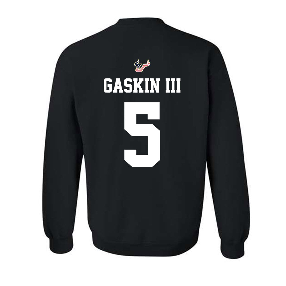 USF - NCAA Football : Fred Gaskin III - Salute to Service Shersey Crewneck Sweatshirt-1