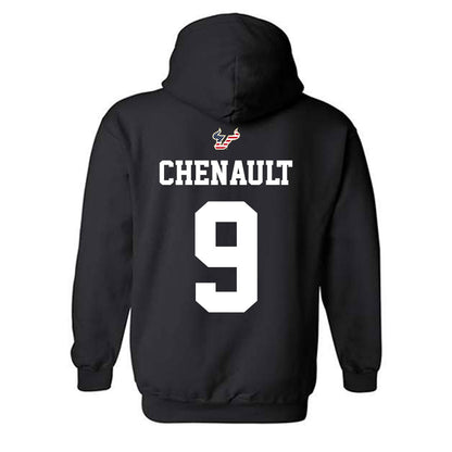 USF - NCAA Football : James Chenault - Salute to Service Shersey Hooded Sweatshirt-1