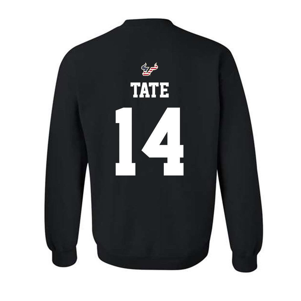 USF - NCAA Football : marcelis Tate - Salute to Service Shersey Crewneck Sweatshirt-1
