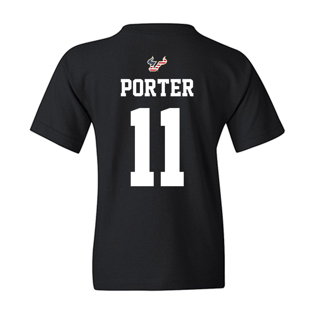 USF - NCAA Football : Joshua Porter - Salute to Service Shersey Youth T-Shirt-1