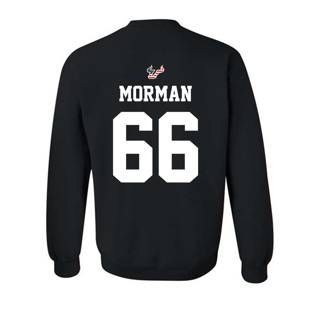 USF - NCAA Football : Teriyan Morman - Salute to Service Shersey Crewneck Sweatshirt-1