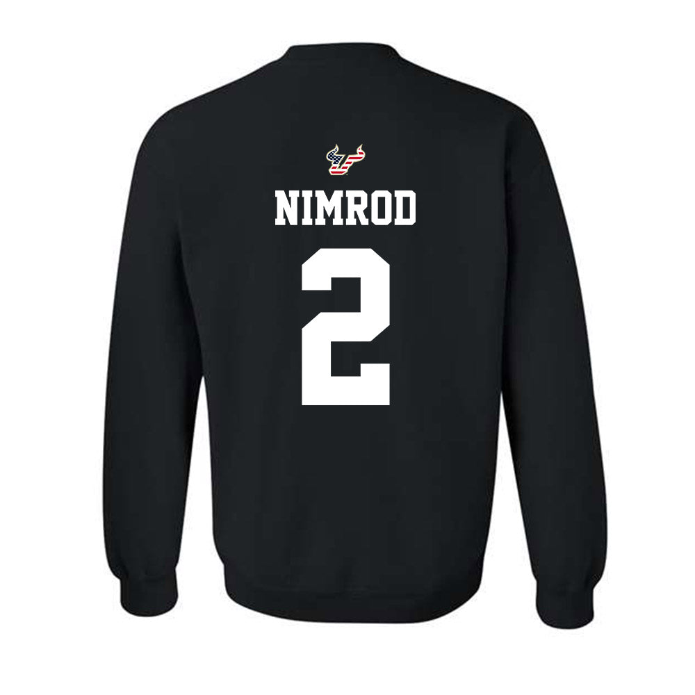 USF - NCAA Football : Chas Nimrod - Salute to Service Shersey Crewneck Sweatshirt-1