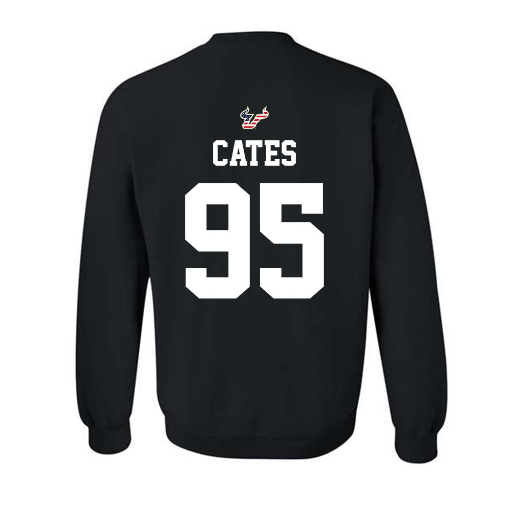 USF - NCAA Football : Garrett Cates - Salute to Service Shersey Crewneck Sweatshirt-1