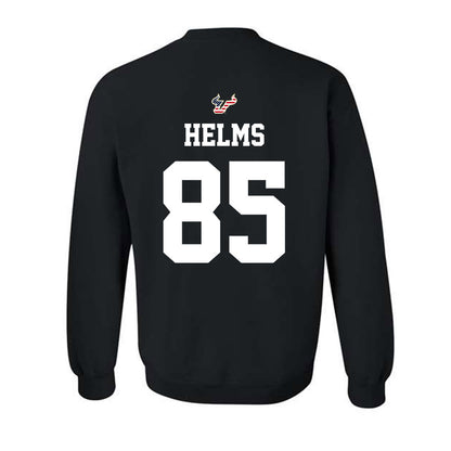 USF - NCAA Football : Christian Helms - Salute to Service Shersey Crewneck Sweatshirt-1