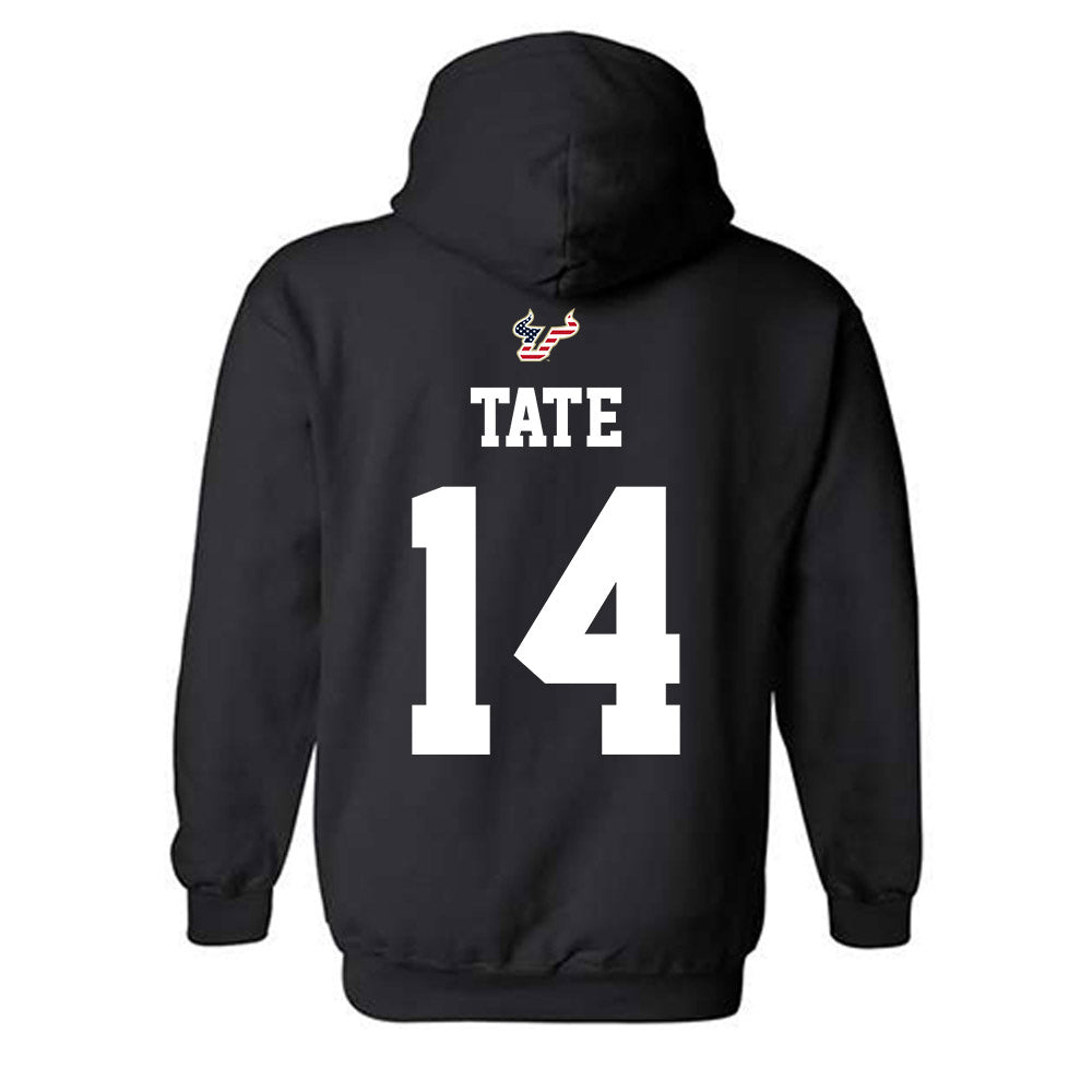 USF - NCAA Football : marcelis Tate - Salute to Service Shersey Hooded Sweatshirt-1