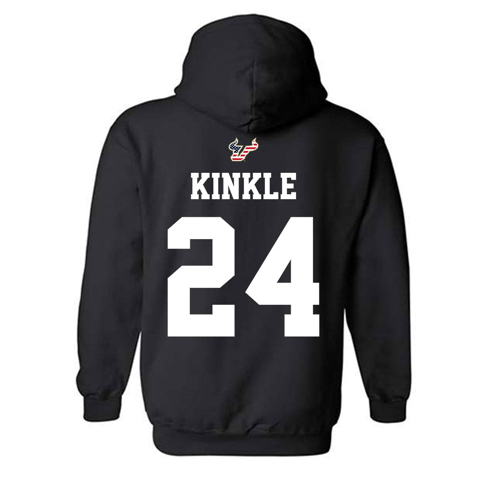 USF - NCAA Football : Tray Kinkle - Salute to Service Shersey Hooded Sweatshirt-1