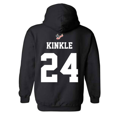 USF - NCAA Football : Tray Kinkle - Salute to Service Shersey Hooded Sweatshirt-1