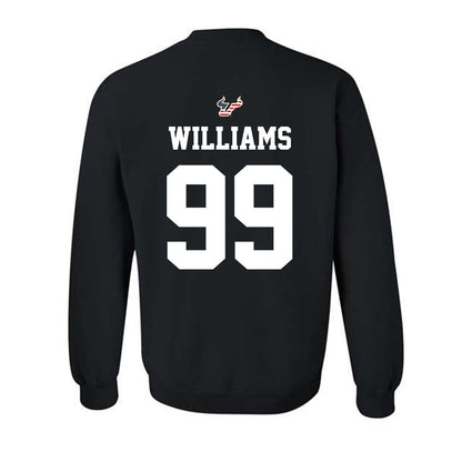 USF - NCAA Football : Marcus Williams - Salute to Service Shersey Crewneck Sweatshirt-1