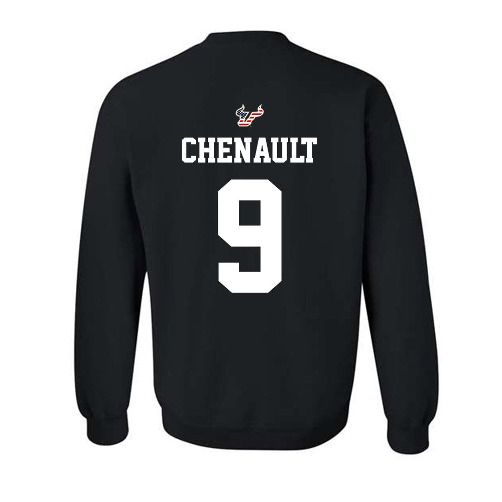 USF - NCAA Football : James Chenault - Salute to Service Shersey Crewneck Sweatshirt-1
