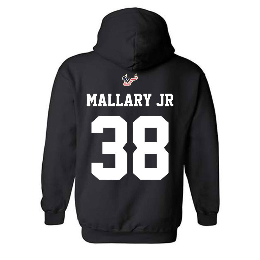 USF - NCAA Football : DJ Mallary Jr - Salute to Service Shersey Hooded Sweatshirt-1