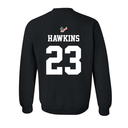 USF - NCAA Football : Cedrick Hawkins - Salute to Service Shersey Crewneck Sweatshirt-1