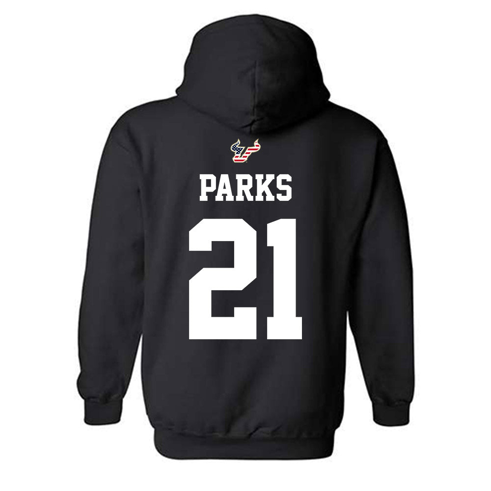 USF - NCAA Football : Arkese Parks - Salute to Service Shersey Hooded Sweatshirt-1