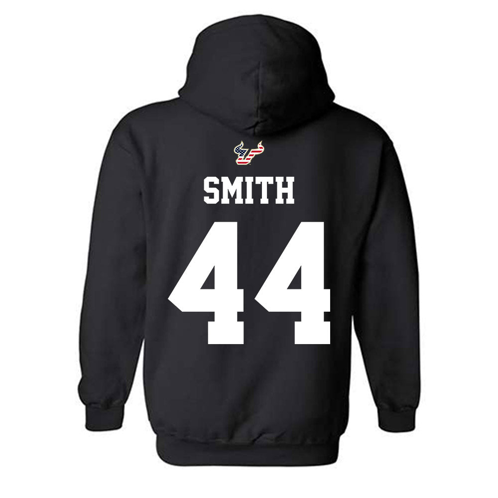 USF - NCAA Football : Christian Smith - Salute to Service Shersey Hooded Sweatshirt-1