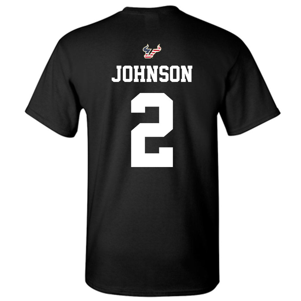 USF - NCAA Football : Jaylen Johnson - Salute to Service Shersey T-Shirt-1