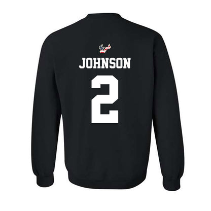 USF - NCAA Football : Jaylen Johnson - Salute to Service Shersey Crewneck Sweatshirt-1
