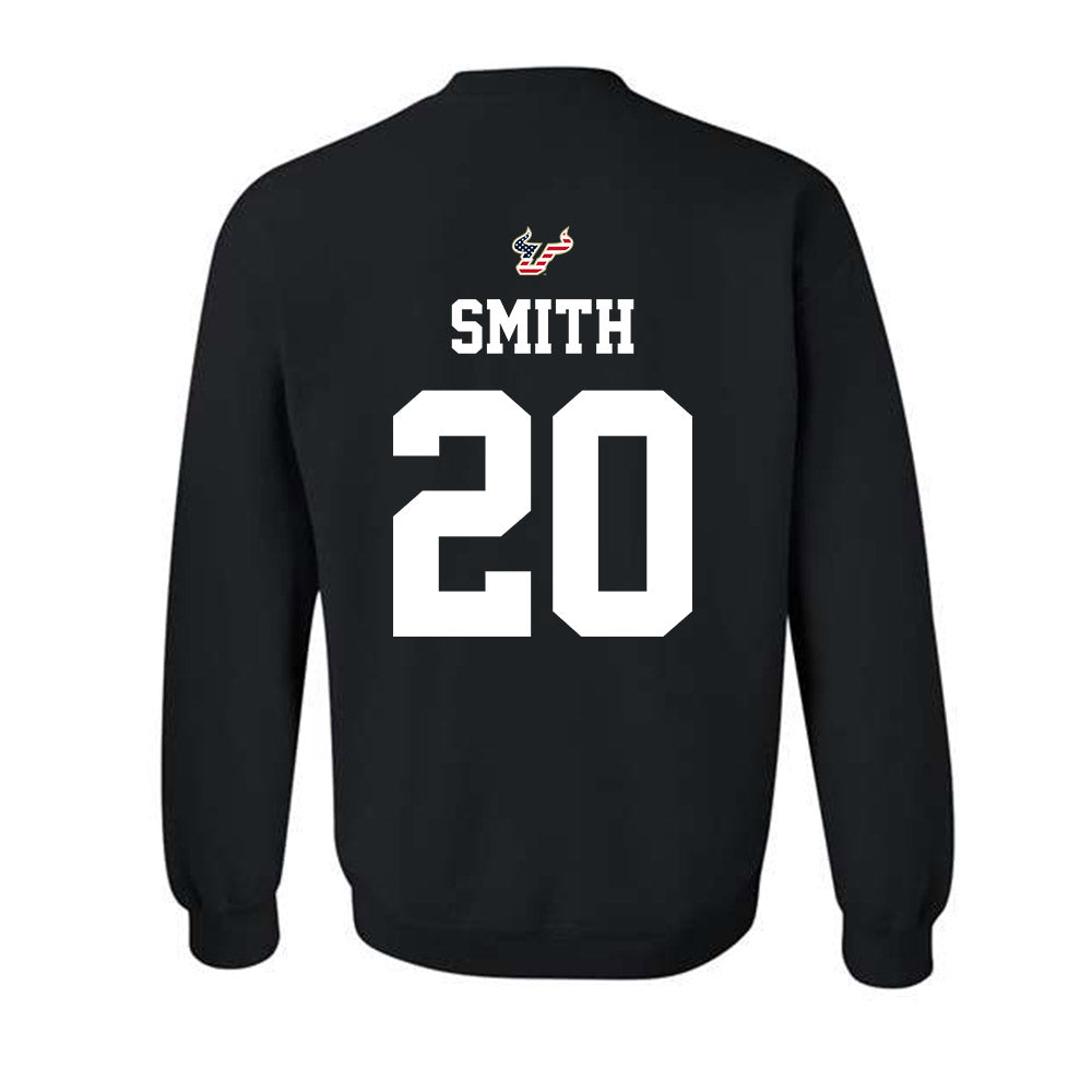 USF - NCAA Football : Jabari Smith - Salute to Service Shersey Crewneck Sweatshirt-1