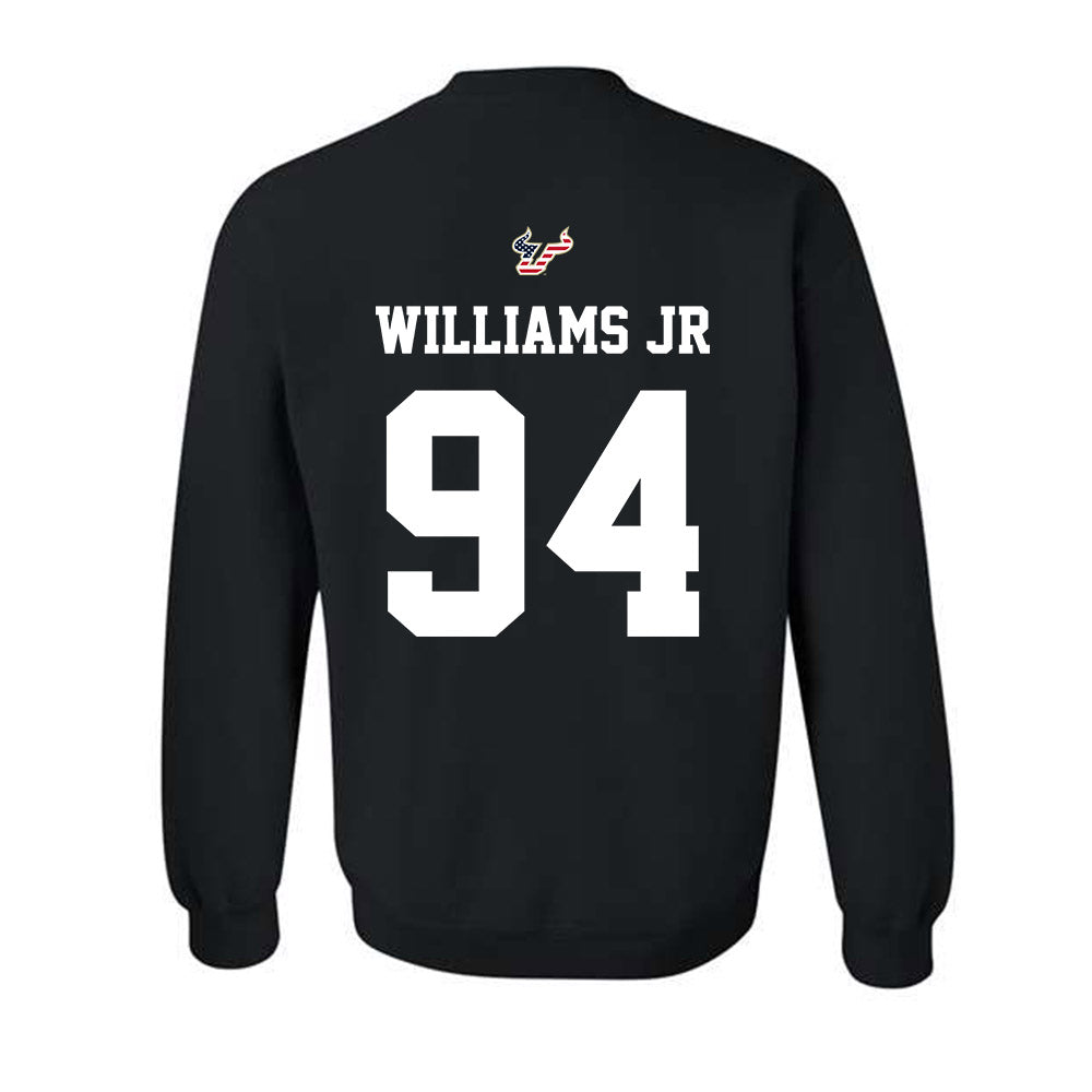 USF - NCAA Football : Brooks Williams Jr - Salute to Service Shersey Crewneck Sweatshirt-1